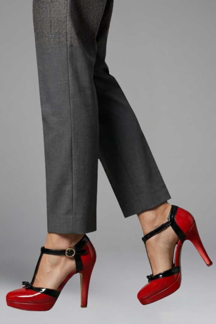 Aaliyah | Classic T-Strap Platform High Heels
