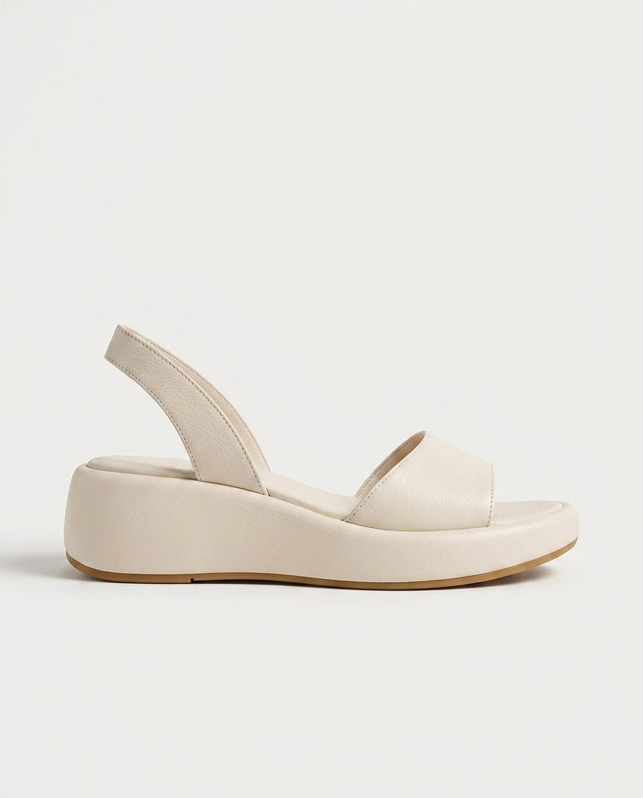 Aaliyah | Sophisticated Open Toe Slingback Wedges