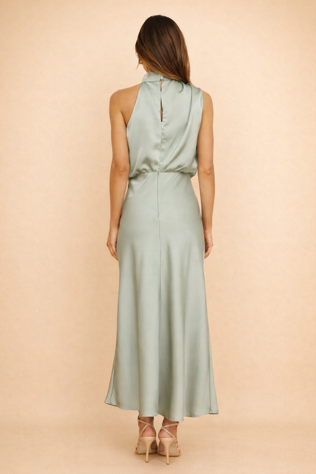 Addison | Stylish One-Shoulder Races Dresses Satin Midi Dress