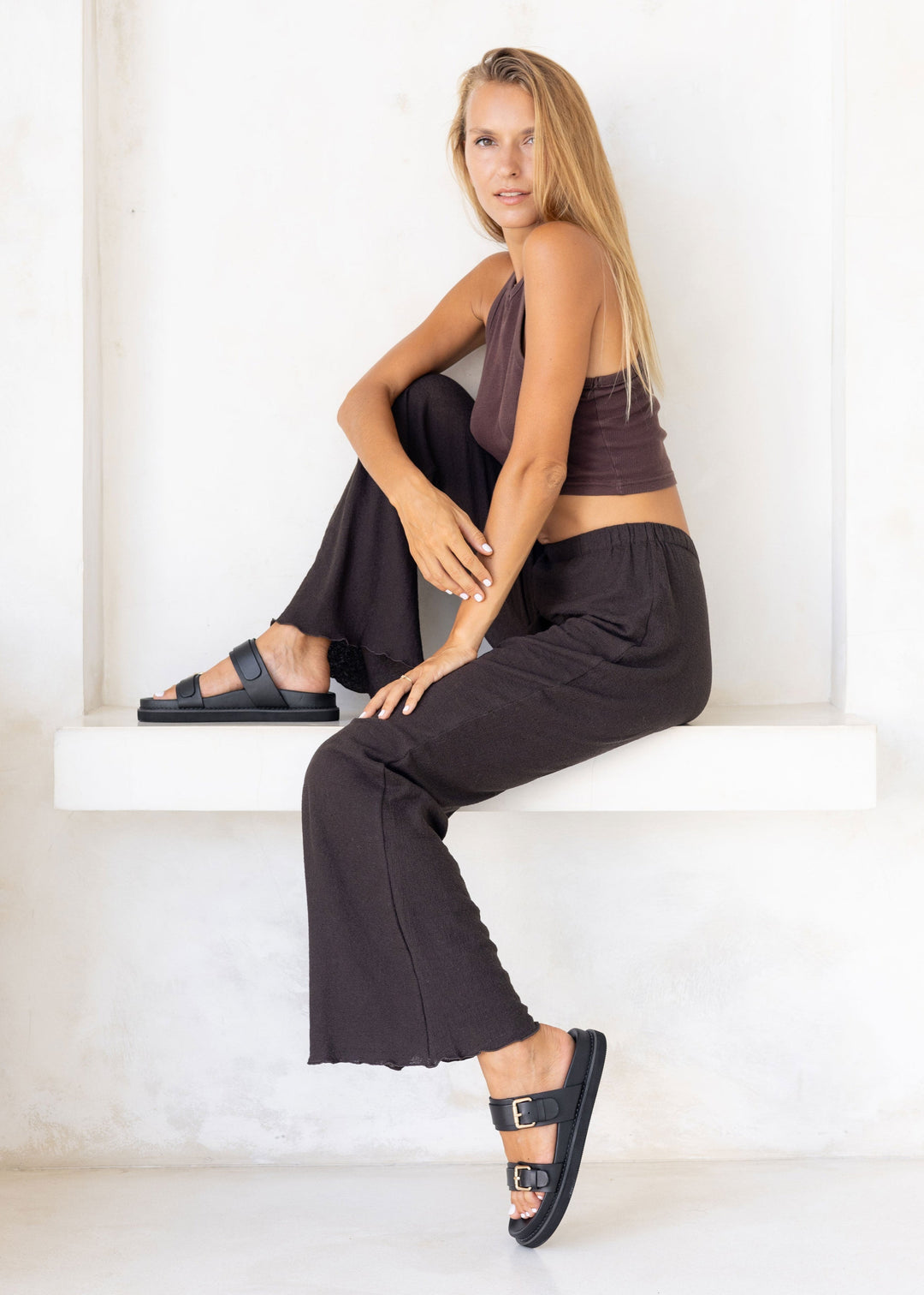 Adeline | Stylish Double Buckle Platform Sandals