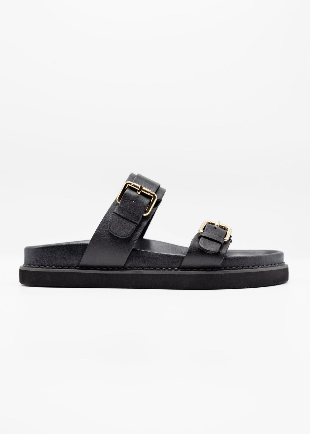 Adeline | Stylish Double Buckle Platform Sandals