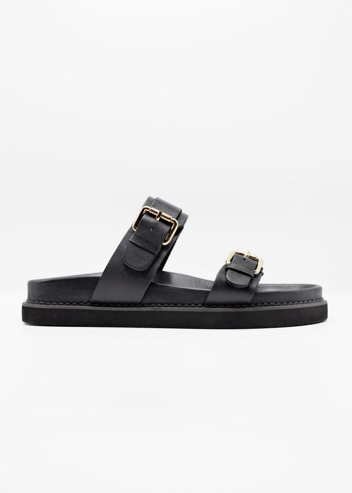 Adeline | Stylish Double Buckle Platform Sandals