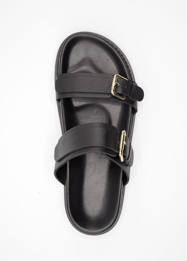 Adeline | Stylish Double Buckle Platform Sandals
