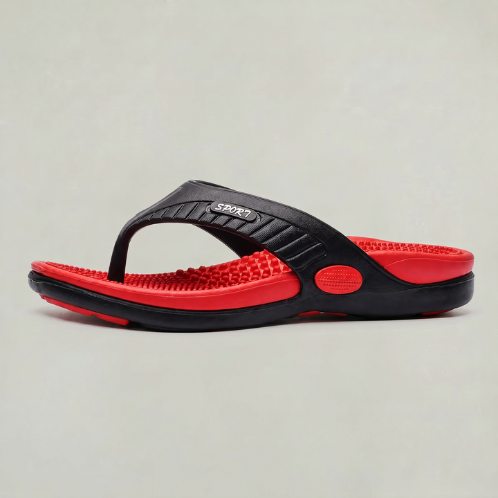 Alexander | Stylish Thong Mens Sandals with Textured Footbed