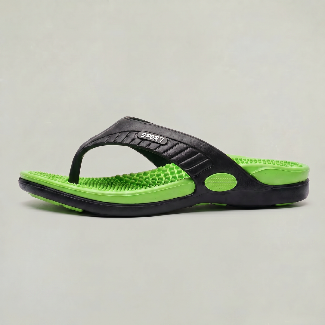 Alexander | Stylish Thong Mens Sandals with Textured Footbed
