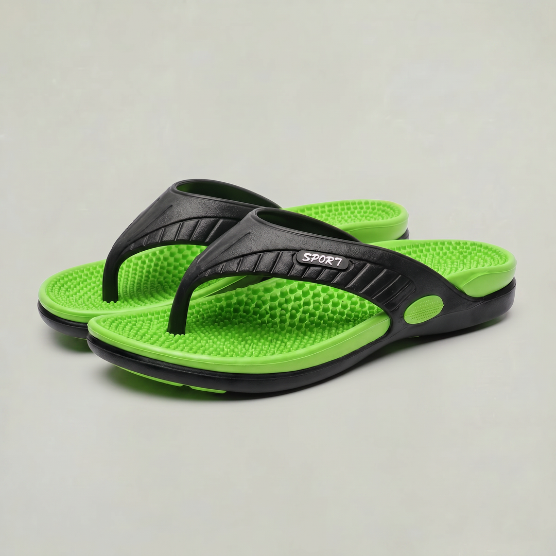 Alexander | Stylish Thong Mens Sandals with Textured Footbed