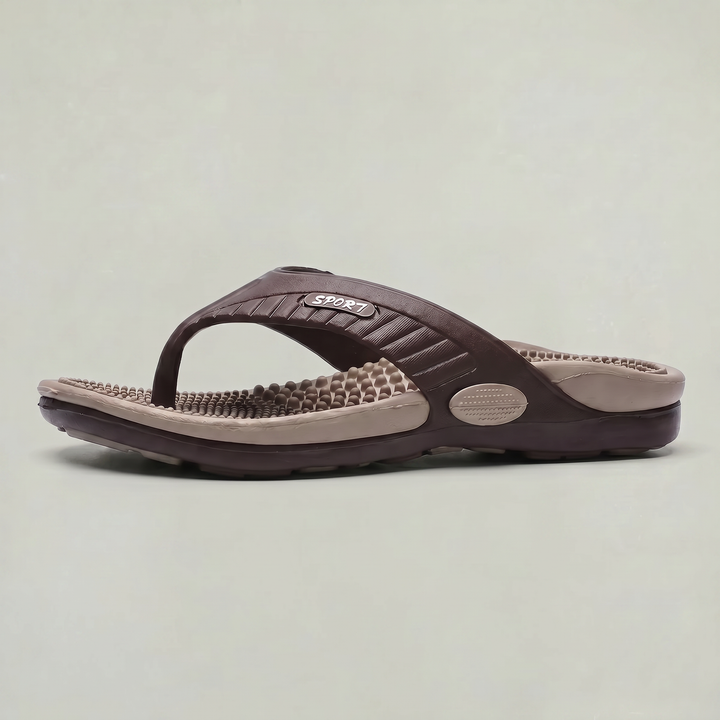 Alexander | Stylish Thong Mens Sandals with Textured Footbed