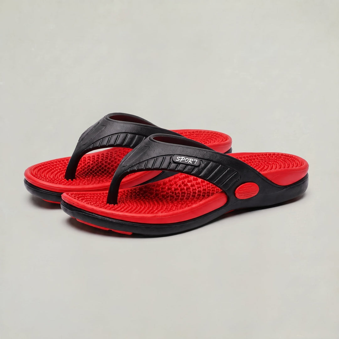 Alexander | Stylish Thong Mens Sandals with Textured Footbed