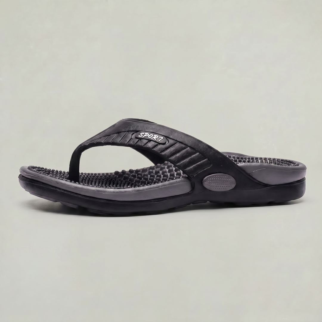 Alexander | Stylish Thong Mens Sandals with Textured Footbed
