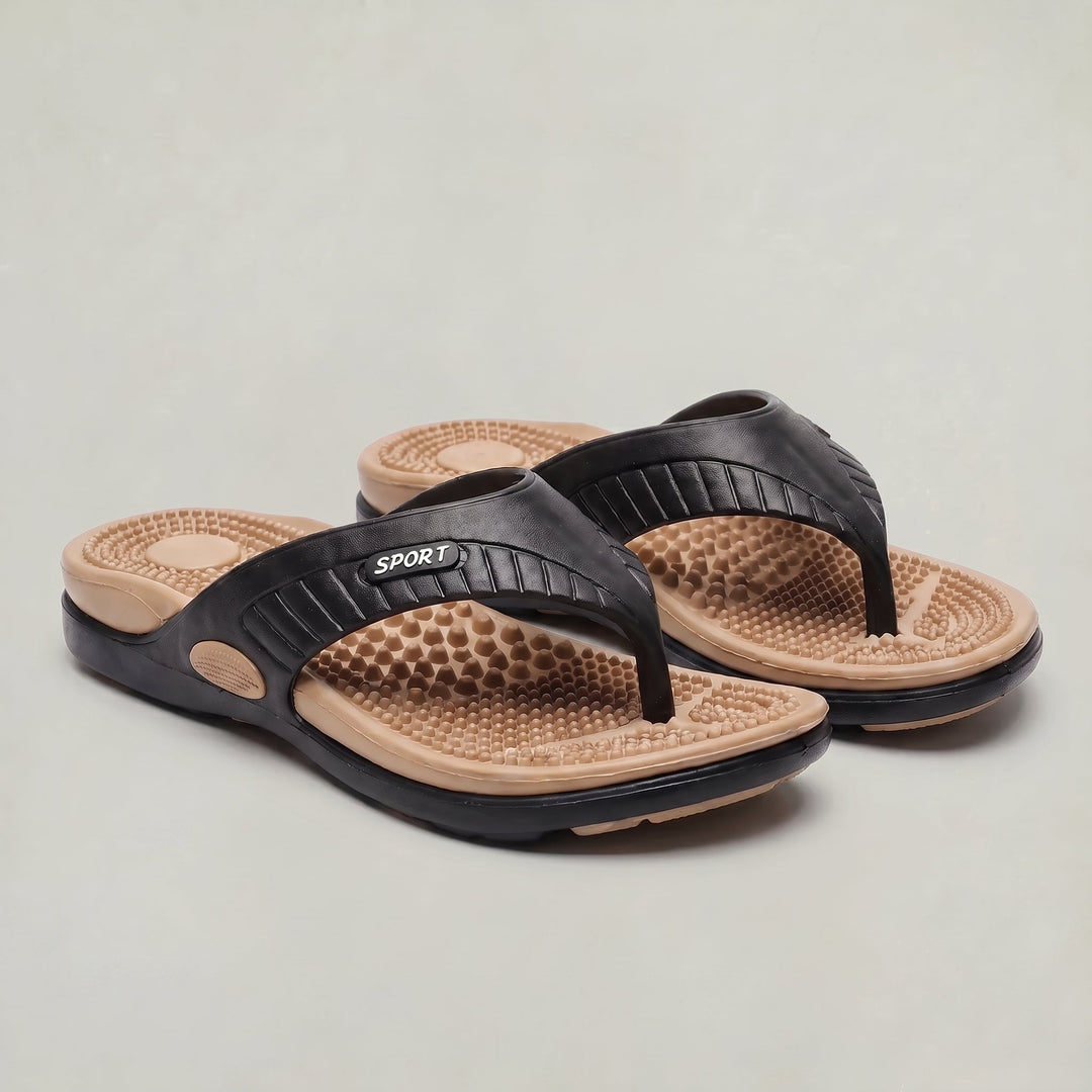 Alexander | Stylish Thong Mens Sandals with Textured Footbed