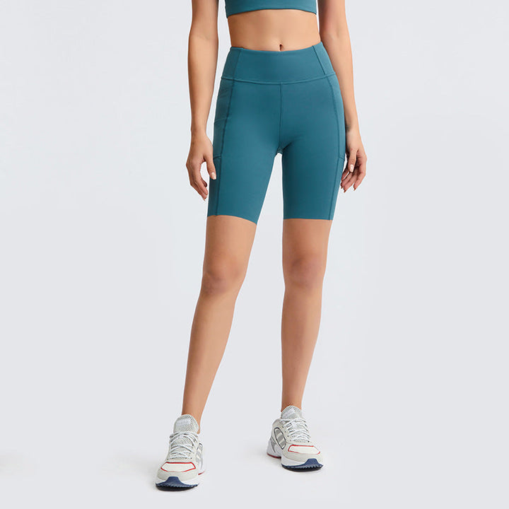 Alice | Cosy High-Waisted Pocket Bike Shorts