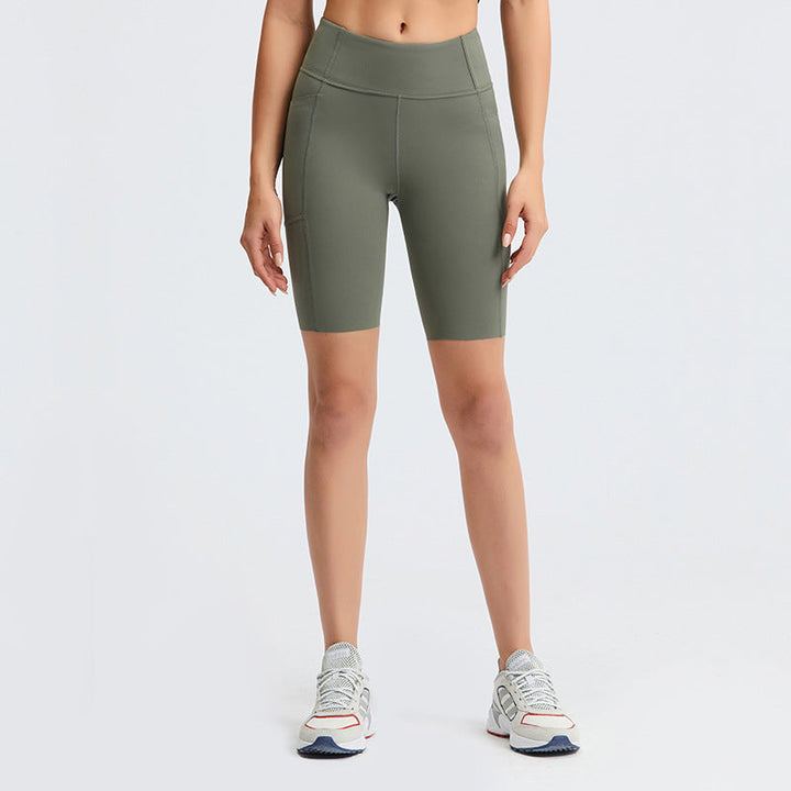 Alice | Cosy High-Waisted Pocket Bike Shorts