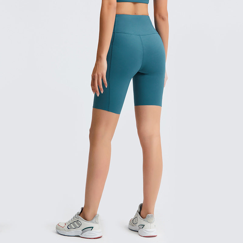 Alice | Cosy High-Waisted Pocket Bike Shorts