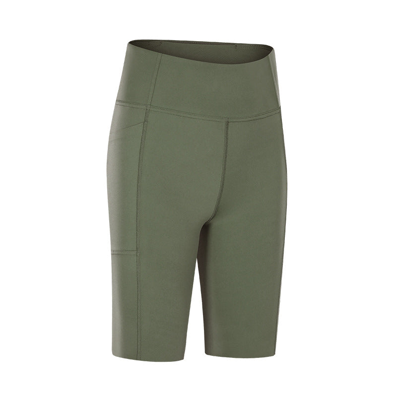 Alice | Cosy High-Waisted Pocket Bike Shorts