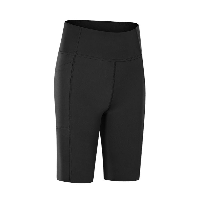 Alice | Cosy High-Waisted Pocket Bike Shorts