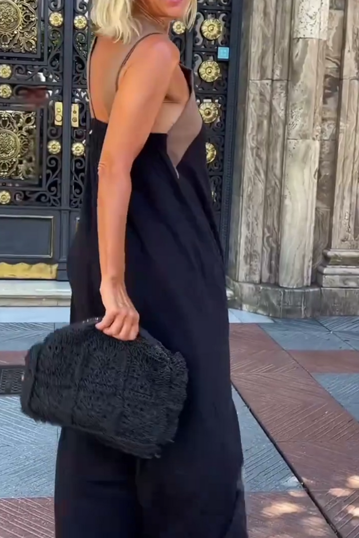 Alice | Cross Halter Neck Sleeveless Maxi Summer Dresses