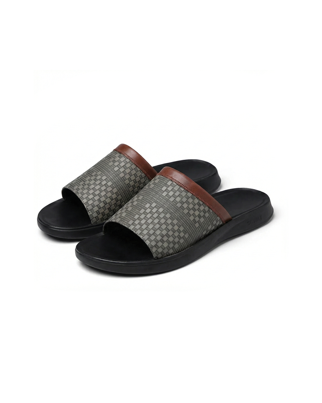 Angus | Graceful Woven Slip-On Men Slides