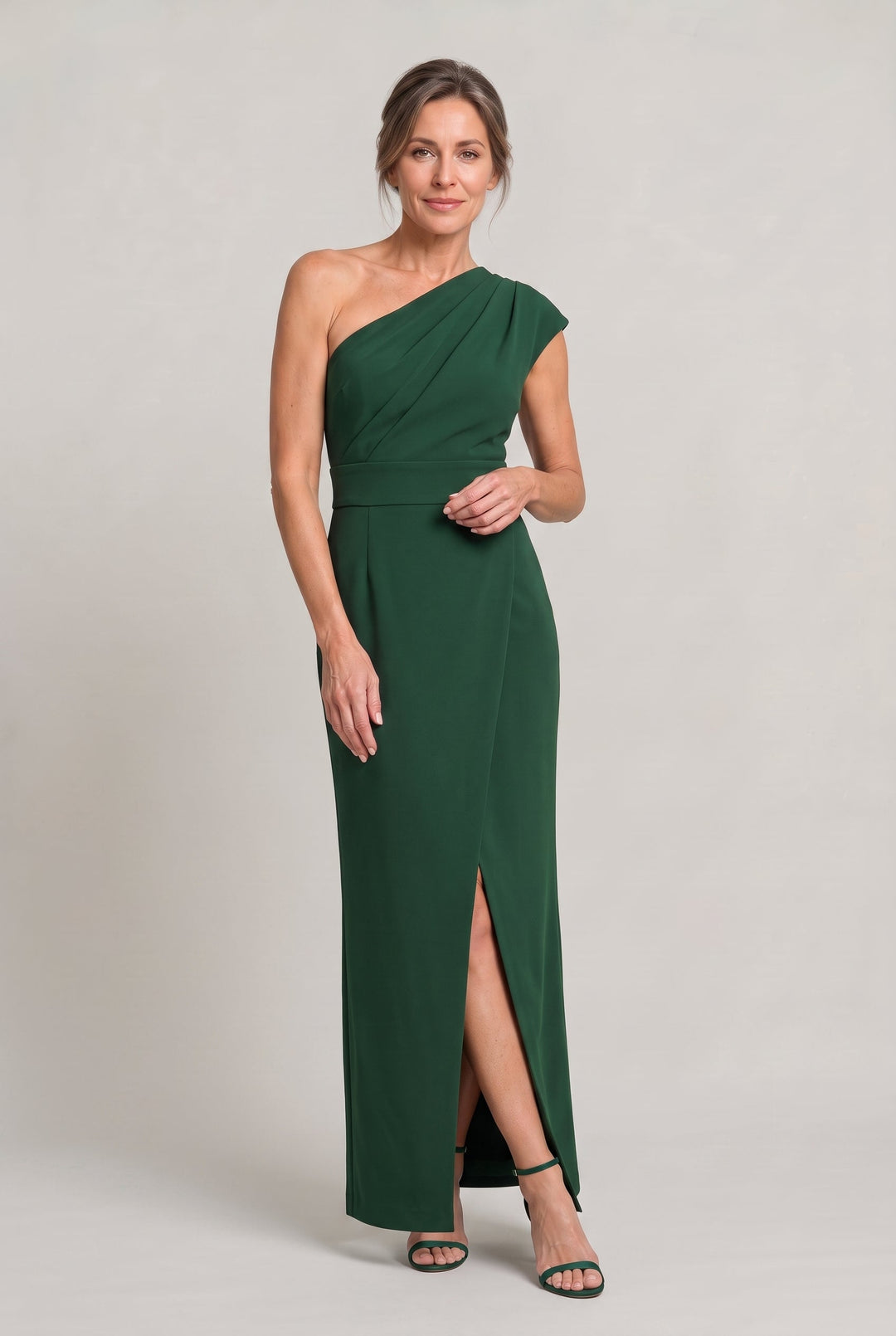 Ariana | Chic One-Shoulder Formal Dress with High Slit