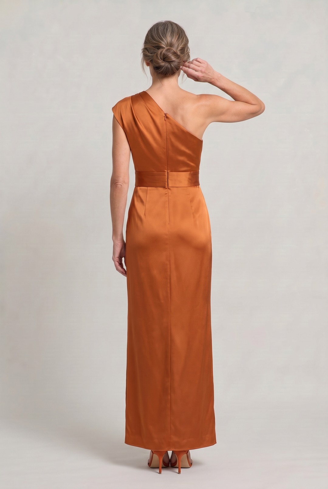 Ariana | Chic One-Shoulder Formal Dress with High Slit