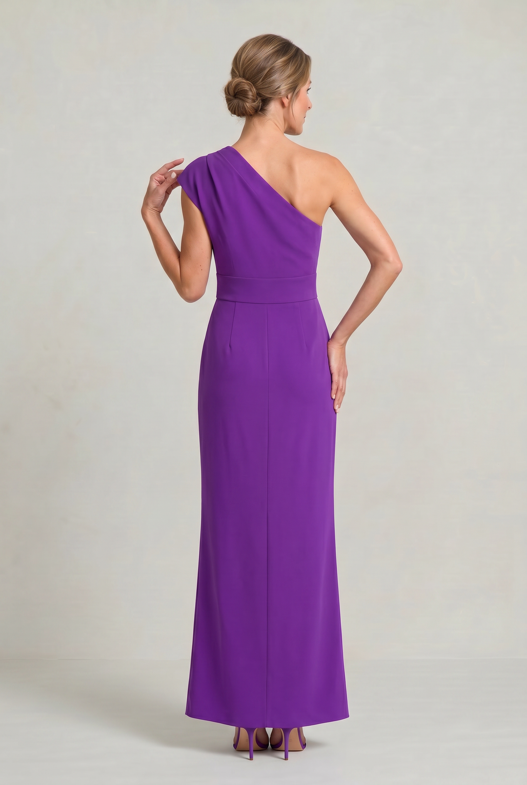Ariana | Chic One-Shoulder Formal Dress with High Slit