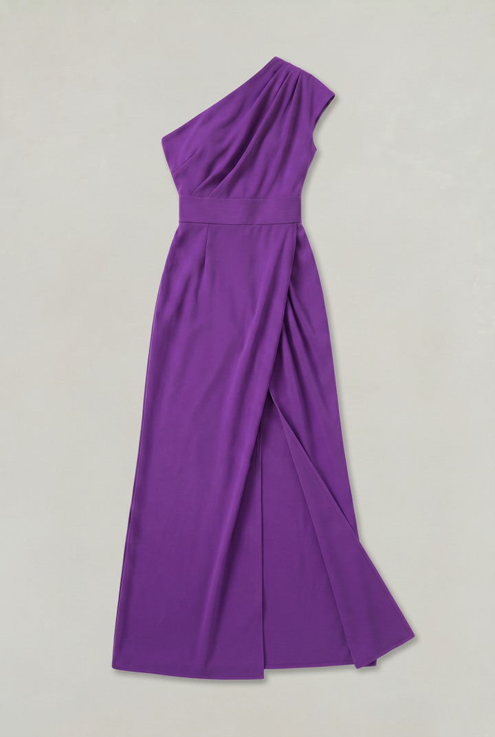 Ariana | Chic One-Shoulder Formal Dress with High Slit
