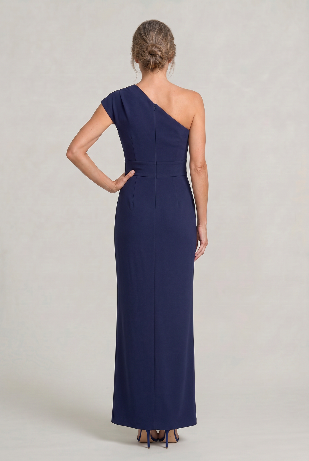 Ariana | Chic One-Shoulder Formal Dress with High Slit