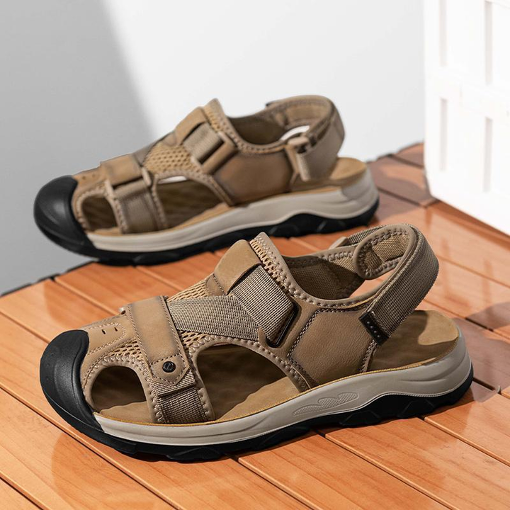 Arlo | Adjustable Closed Toe Outdoor Mens Sandals