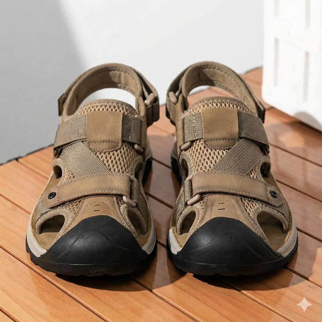 Arlo | Adjustable Closed Toe Outdoor Mens Sandals