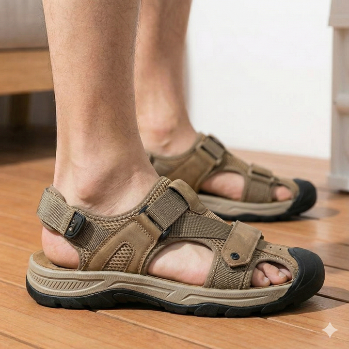 Arlo | Adjustable Closed Toe Outdoor Mens Sandals