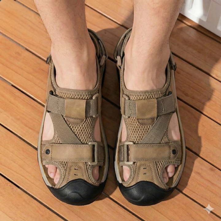 Arlo | Adjustable Closed Toe Outdoor Mens Sandals
