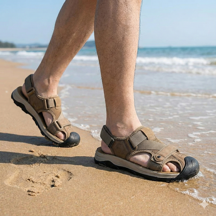 Arlo | Adjustable Closed Toe Outdoor Mens Sandals