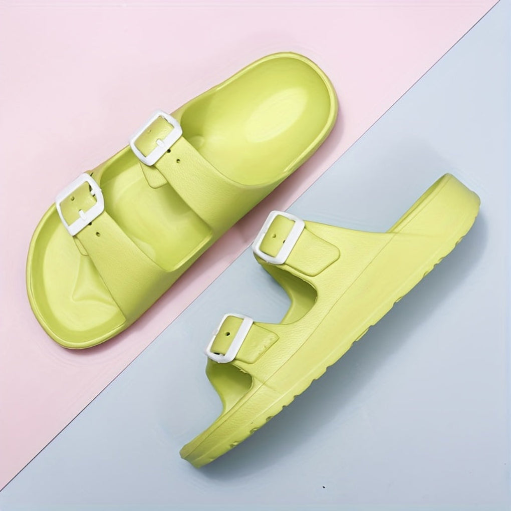 Arlo | Classic Double Buckle Men Slides Sandals