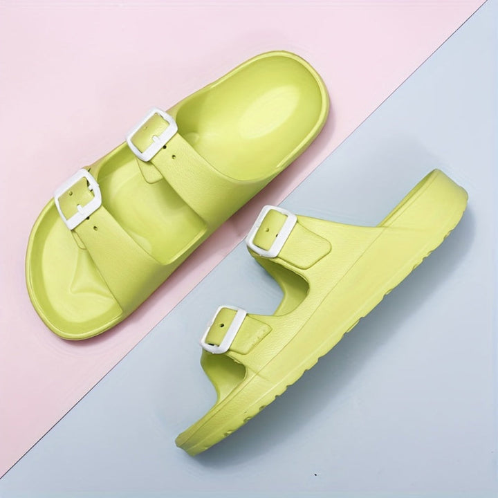 Arlo | Classic Double Buckle Men Slides Sandals