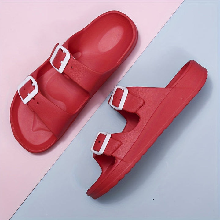 Arlo | Classic Double Buckle Men Slides Sandals