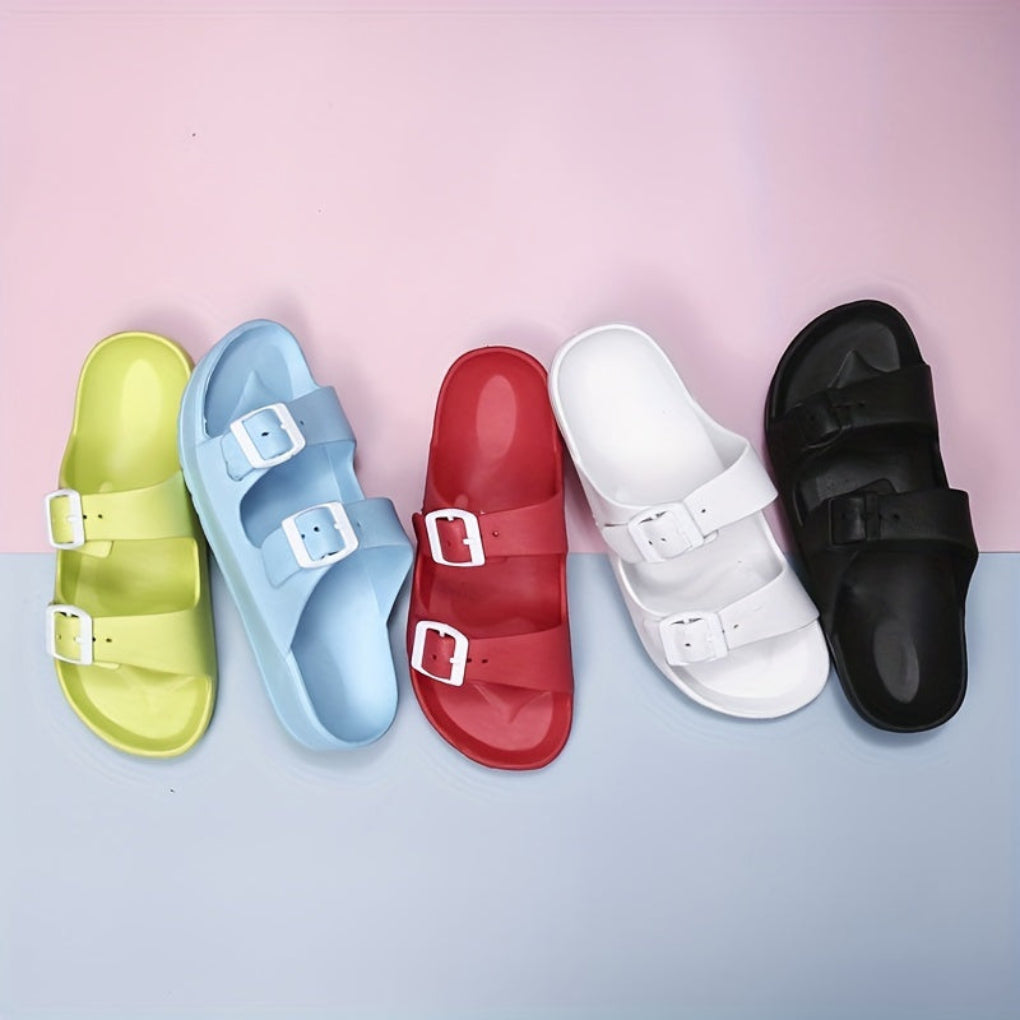 Arlo | Classic Double Buckle Men Slides Sandals