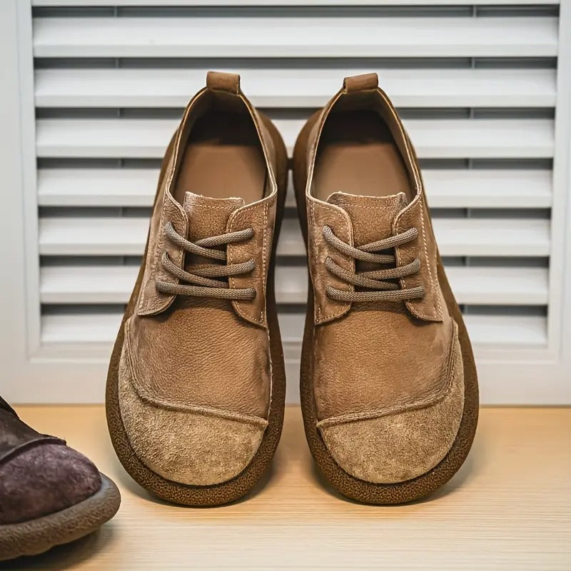 Arthur | Classic Suede-Look Lace-Up Orthopedic Shoes