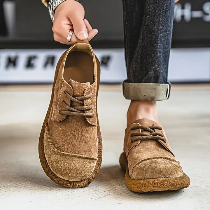 Arthur | Classic Suede-Look Lace-Up Orthopedic Shoes