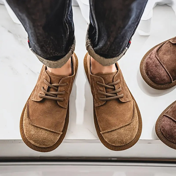 Arthur | Classic Suede-Look Lace-Up Orthopedic Shoes