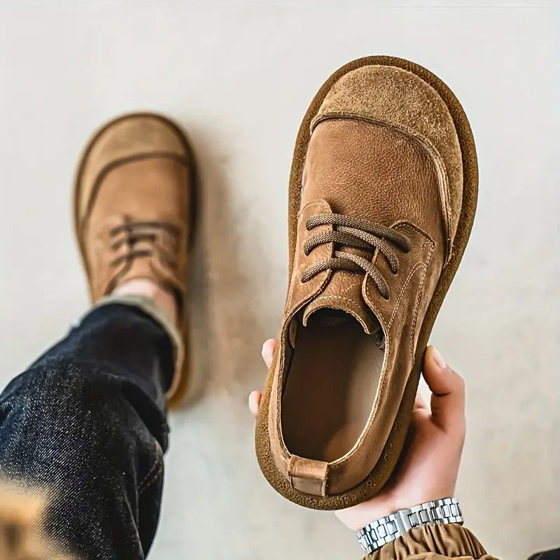 Arthur | Classic Suede-Look Lace-Up Orthopedic Shoes
