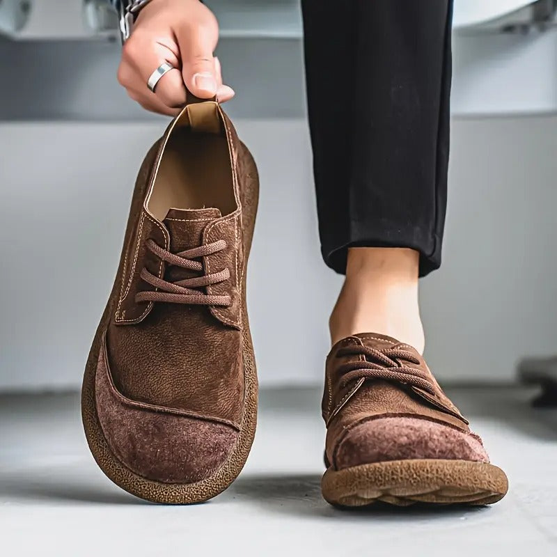 Arthur | Classic Suede-Look Lace-Up Orthopedic Shoes