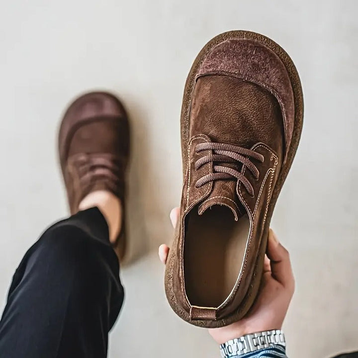 Arthur | Classic Suede-Look Lace-Up Orthopedic Shoes