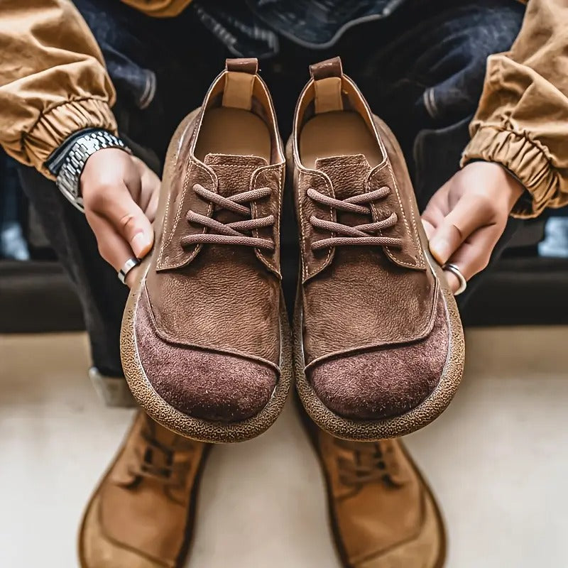 Arthur | Classic Suede-Look Lace-Up Orthopedic Shoes