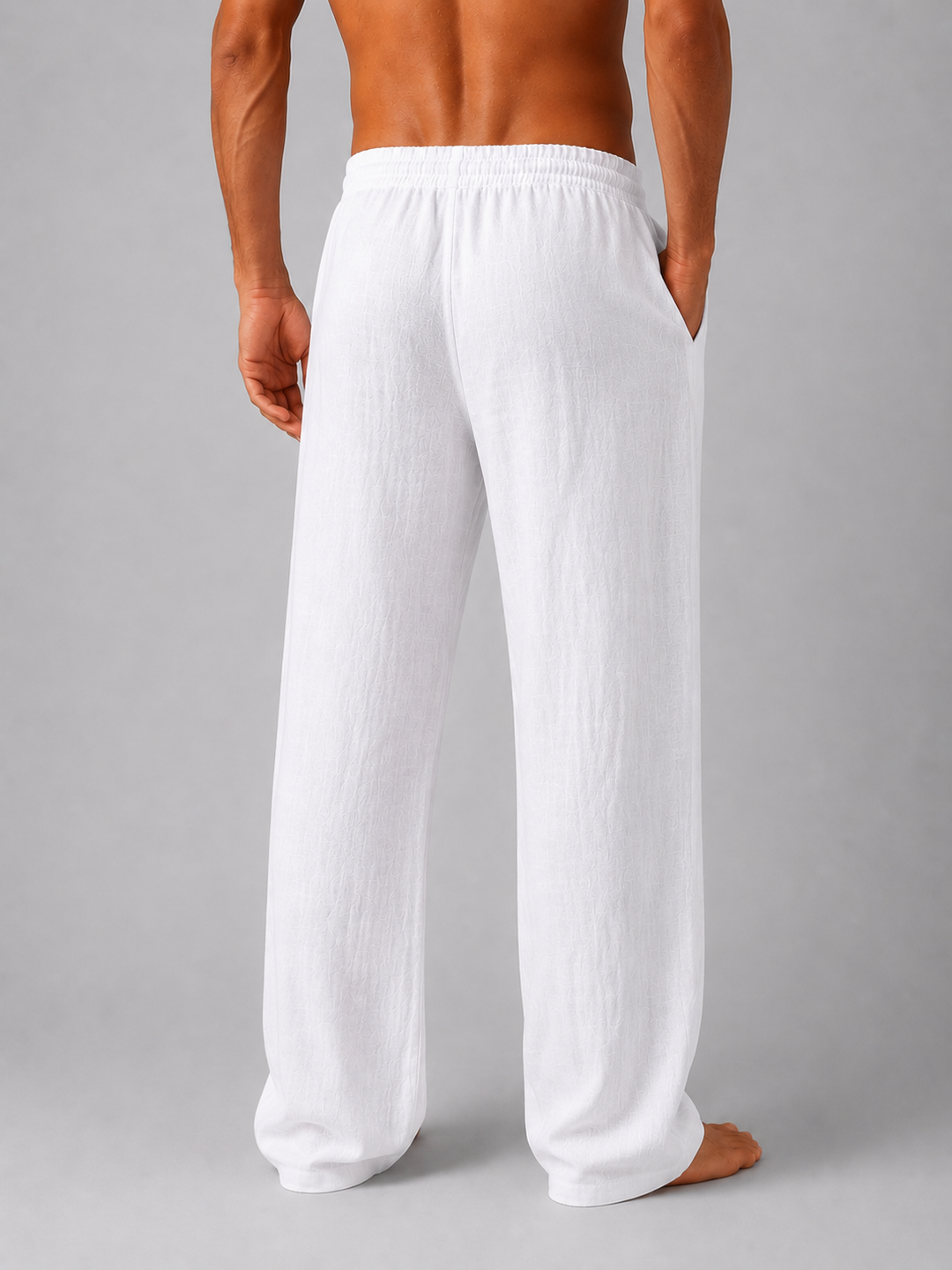 Arthur | Cosy Relaxed Drawstring Linen Pants