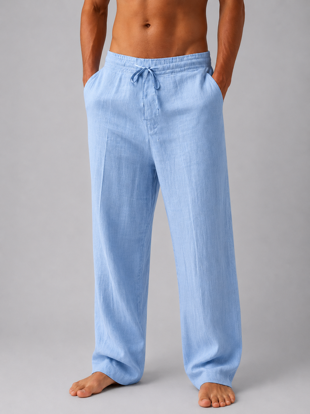 Arthur | Cosy Relaxed Drawstring Linen Pants
