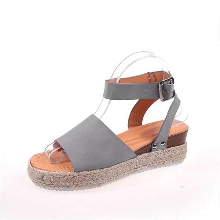 Audrey | Stylish Espadrille Wedges Ankle Strap Sandals