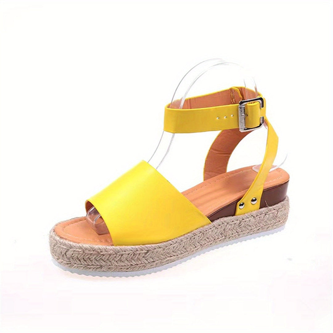 Audrey | Stylish Espadrille Wedges Ankle Strap Sandals