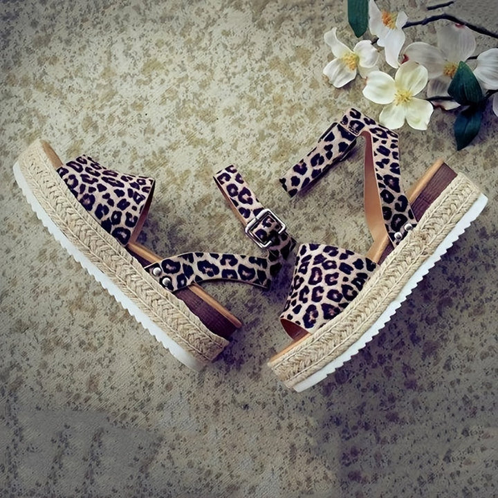 Audrey | Stylish Espadrille Wedges Ankle Strap Sandals