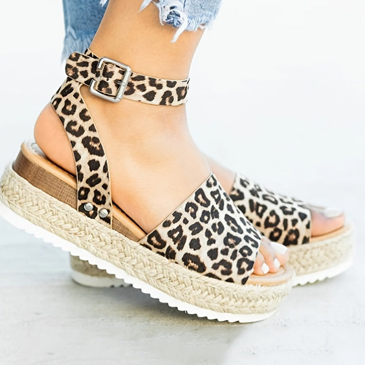 Audrey | Stylish Espadrille Wedges Ankle Strap Sandals