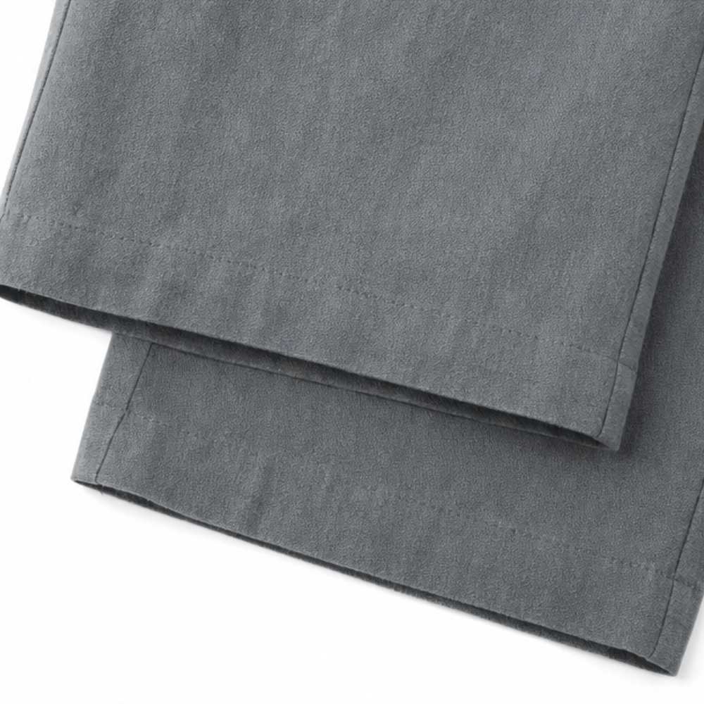 Aurora | Relaxed Cropped Wide Leg Linen Pants