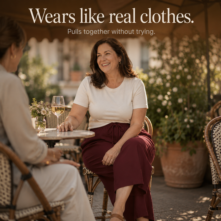 Aurora | Relaxed Cropped Wide Leg Linen Pants
